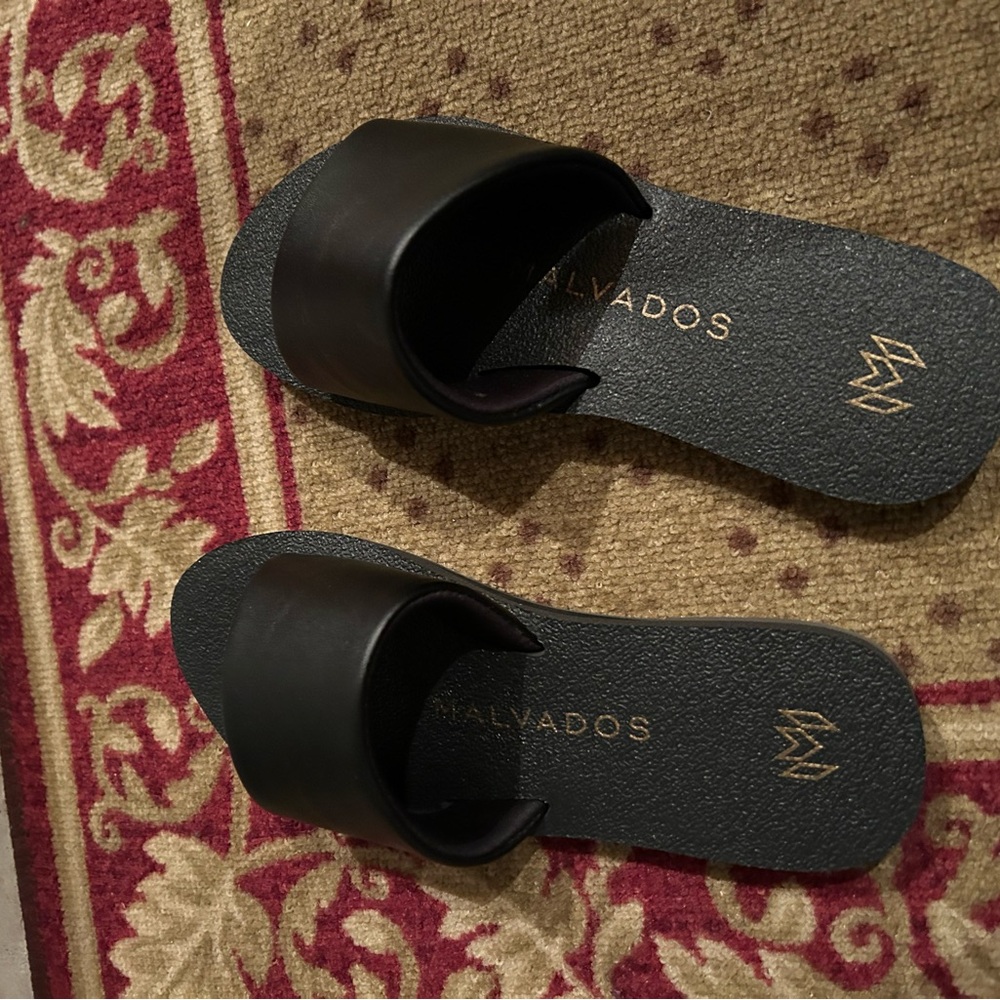 Black Slide Sandals